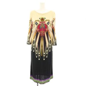 ワンピース 40 ベージュ ブラック 172-15460-5259