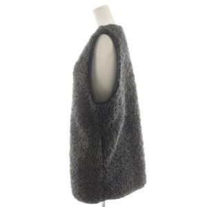 JOURNAL STANDARD relume 24AW シープフェイクファージップベスト 前開き F グレー 24011462101130 /AN25
