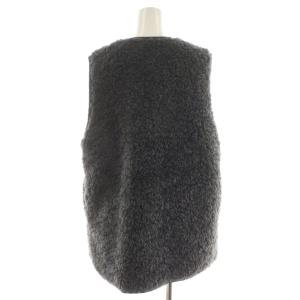 JOURNAL STANDARD relume 24AW シープフェイクファージップベスト 前開き F グレー 24011462101130 /AN25