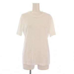 Tシャツ カットソー 半袖 クルーネック 無地 ストレッチ 白 ホワイト /BB