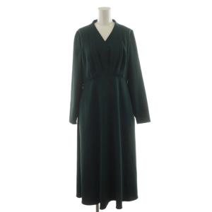 ワンピース ロング 長袖 36 緑 グリーン P6J20-430-76 /AN47