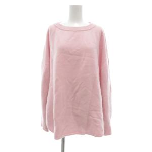 ファインウールニット プルオーバー セーター F ピンク /UO