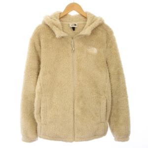 COMFY EX FLEECE HOODIE フリースジャケット ボア ジップアップ L/100 ベージュ