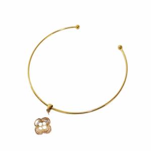 コリエ アラフォリ チョーカー ネックレス ゴールドカラー M65622 /KH OH