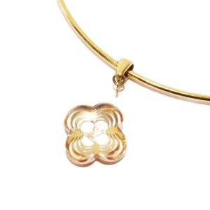 LOUIS VUITTON コリエ アラフォリ チョーカー ネックレス ゴールドカラー M65622 /KH OH