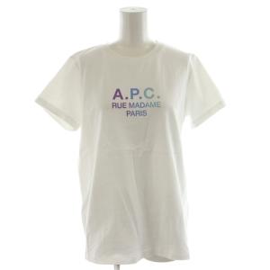 Tシャツ カットソー 半袖 ロゴ L 白 ホワイト /AN22