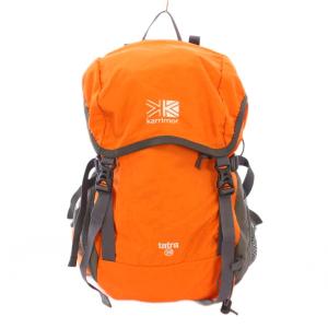 tatra20 リュックサック バックパック ナイロン ロゴ 刺繍 メッシュ 切替 バイカラー オレンジ