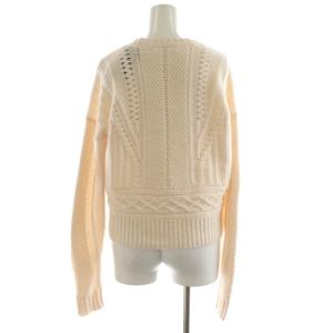 LAUREN RALPH LAUREN ケーブルニット セーター 長袖 ウール カシミヤ混 XS ピンク 200919099002 /AN43