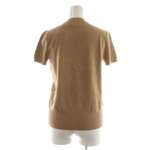 POLO RALPH LAUREN ニット カットソー 半袖 ロゴ刺繍 XS 茶 ブラウン 211784760007 /AN40 JS