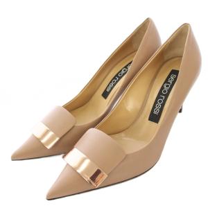 SR1 PUMPS パンプス 39.5 ピンクグレー