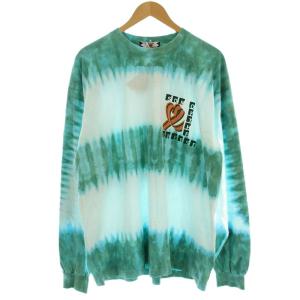 HEART L/S Tee SC2310-LT02 タイダイ ロンT Tシャツ 長袖 XL 青 グリーン