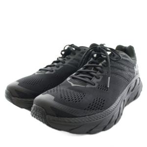 HOKA ONE ONE クリフトン6 CLIFTON 6 スニーカー ランニングシューズ メッシュ 保存箱付き US11 黒 ブラック