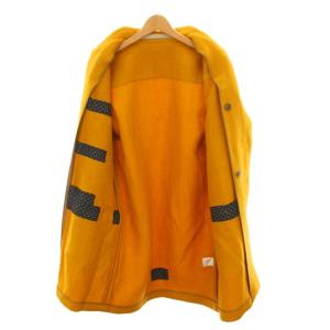 PAUL SMITH ダッフルコート ロング アウター リネン混 L イエロー 213212 378L /YM