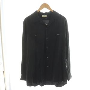 シャツ 長袖 48 黒 ブラック 01060236 /AN15