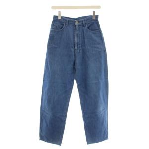 アローズ ハイウエスト デニムパンツ USED加工 ジーンズ 34 青 ブルー 614-243-0377