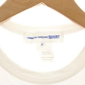 COMME des GARCONS SHIRT フェイスドットT Face Dot Tee Tシャツ カットソー 半袖 プリント M 白 ホワイト 青
