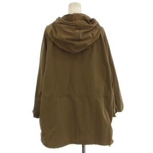 REMI RELIEF ナイロンジャケット フード パーカー F 茶 ブラウン /G