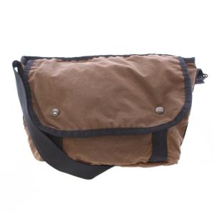 YOSHIDA&Co. 吉田カバン ショルダーバッグ ナイロン 切替 バイカラー 茶 ブラウン 黒 ブラック