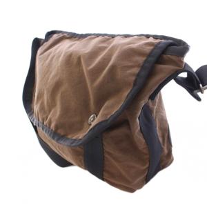 MHL. YOSHIDA&Co. 吉田カバン ショルダーバッグ ナイロン 切替 バイカラー 茶 ブラウン 黒 ブラック