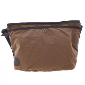 MHL. YOSHIDA&Co. 吉田カバン ショルダーバッグ ナイロン 切替 バイカラー 茶 ブラウン 黒 ブラック