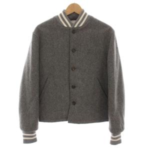 ウール スタジアムジャケット 0 グレー 01103I1024