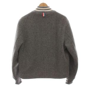 THOM BROWNE ウール スタジアムジャケット 0 グレー 01103I1024