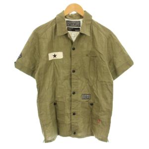 URBAN GARMENT DOWNSTAIRS CL-SHIRT SS オープンカラーシャツ 半袖 虎柄