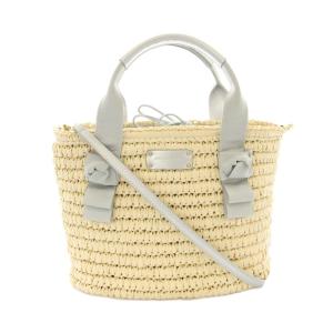 MISTO オルタ ラフィア スモール かごバッグ ショルダーバッグ ハンドバッグ 2WAY ベージュ