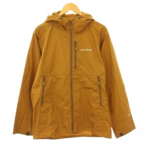 フエゴパーカー ジャケット アウター ショート丈 ジップアップ ロゴ M 茶 ブラウン 2103111