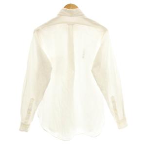 Mountain Research 19SS B.D. アニマル柄刺繍 コットンボタンダウンシャツ カジュアルシャツ 長袖 S 白 ホワイト