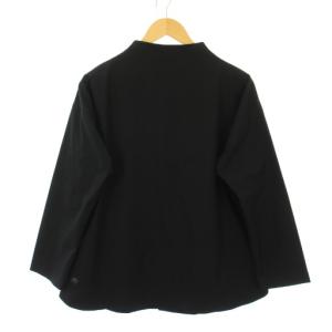 plantation DESCENTE パッカブルタフタジャケット アウター ショート丈 ストレッチ 無地 ワンカラー M 黒