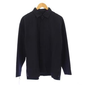 カジュアルシャツ リネン混 2 ネイビー