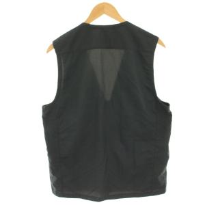 mont-bell O.D.Vネックベスト ナイロン ジップアップ 裏地メッシュ M ダークグレー 1103303 /HN