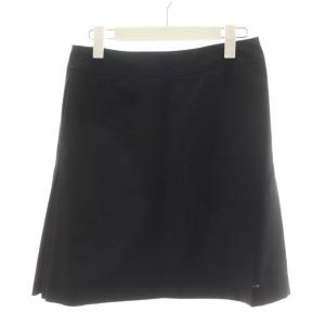フレアスカート ミニ ウール 40 ブラック SKYGBS0002