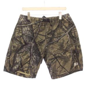 SEE ESS SHORT ショートパンツ ハーフパンツ クライミング イージー ウエストゴム ロゴ カモフラ
