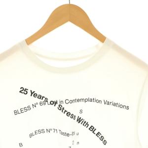 BLESS N° 25周年 Tシャツ カットソー 半袖 M ホワイト ブラック /ES