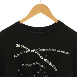 BLESS  N° 25周年/ Tシャツ カットソー 半袖 M ブラック ホワイト /ES