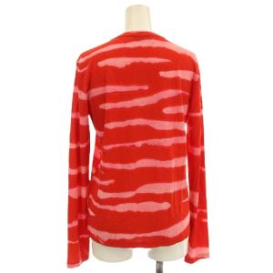 christian wijnants ストレッチ カットソー タイダイ柄 長袖 ロンT S 赤 ピンク /G