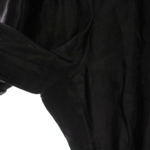 DRIES VAN NOTEN サテンパンツ ワイド 36 ブラック