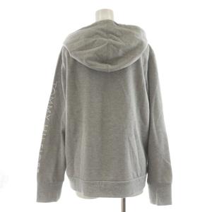 TOMMY HILFIGER パーカー プルオーバー ロゴ M グレー ピンク J19H0316 /AN49