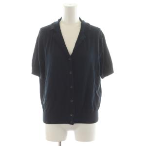 ニット カットソー 半袖 コットン 2 黒 ブラック 578-164507 /AN27