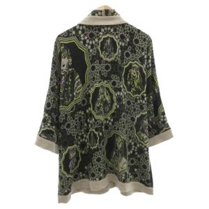 TOKUKO 1er VOL トクコ プルミエヴォル ニットジャケット 総柄 ダークグリーン /AE