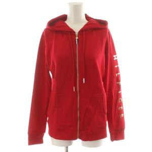 パーカー ジップアップ ロゴ XS 赤 レッド J11E6228 /AN51