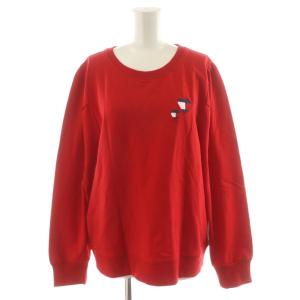 スウェット トレーナー 刺繍 ハート L 赤 レッド J11H0486 /AN53
