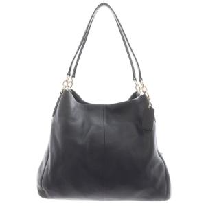 ラグジュアリー ペブルド レザー フィービー ハンドバッグ ショルダーバッグ 紺 ネイビー F35723