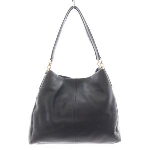 COACH ラグジュアリー ペブルド レザー フィービー ハンドバッグ ショルダーバッグ 紺 ネイビー F35723