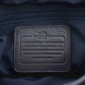 COACH ラグジュアリー ペブルド レザー フィービー ハンドバッグ ショルダーバッグ 紺 ネイビー F35723