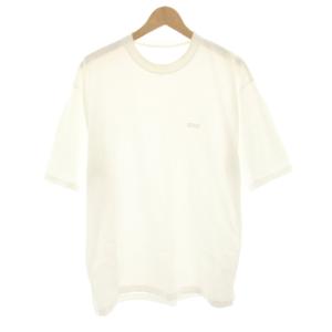 ラバーパッチTシャツ カットソー クルーネック 半袖 L 白 ホワイト SS23BRENCT01NTL