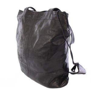 PORTER 吉田カバン トートバッグ ハンドバッグ レザー 無地 ワンカラー ポーチ付き 黒 ブラック /BB