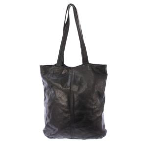 PORTER 吉田カバン トートバッグ ハンドバッグ レザー 無地 ワンカラー ポーチ付き 黒 ブラック /BB